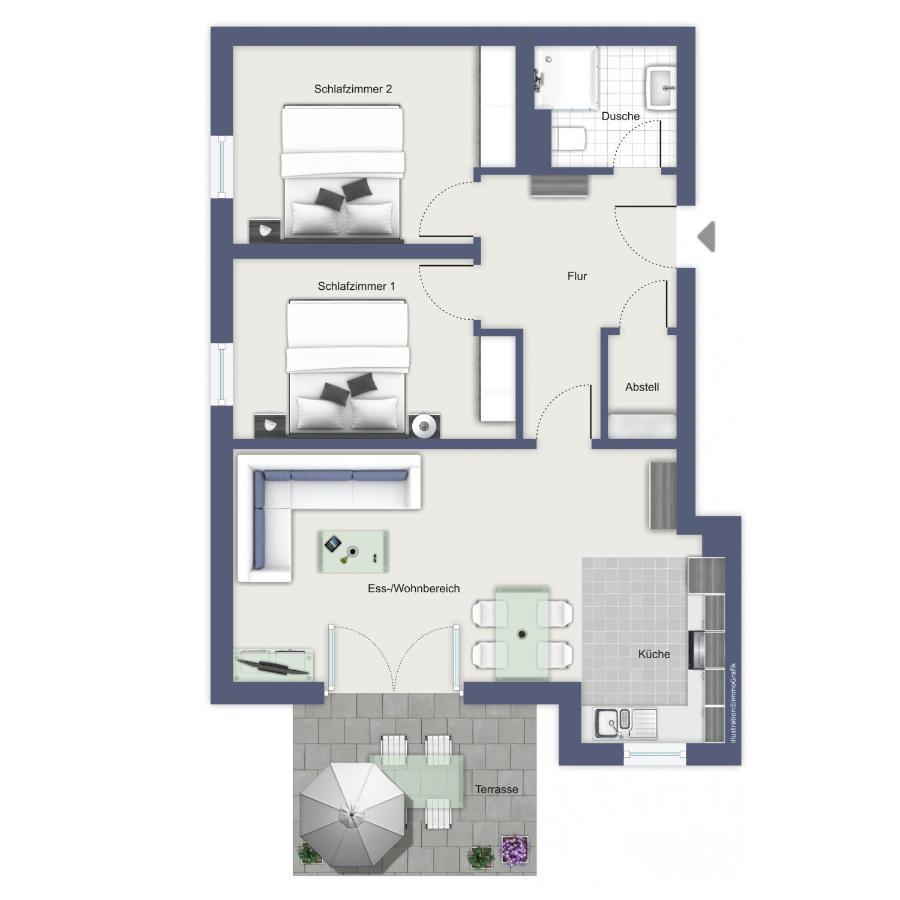 הייליגנדאם Residenz Von Flotow Wohnung 01 מראה חיצוני תמונה